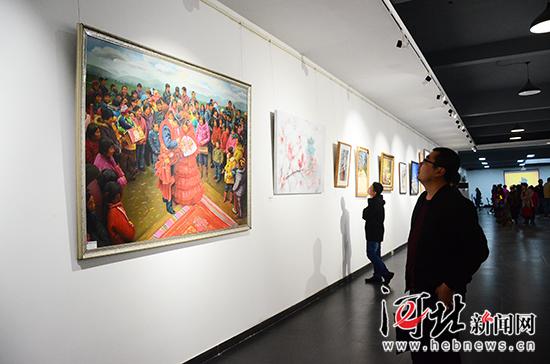 邯郸市丛台区举办“我是丛台人·妙笔绘丛台”绘画作品展